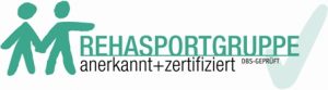 Rehasportgruppe Logo anerkannt + zertifiziert DBS-geprüft
